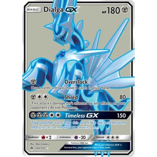 Dialga-GX (125/131) Ultra Rare Holofoil - Single