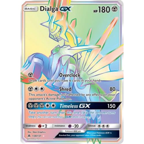 Dialga-GX (138/131) Holo Rare Holofoil - Single