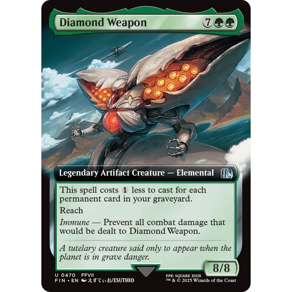 Diamond Weapon (FIN-470): (Extended Art) Foil - Single