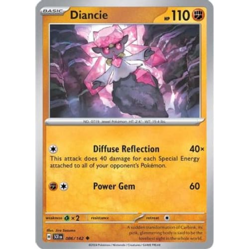 Diancie (86) Uncommon Reverse Holofoil - Single