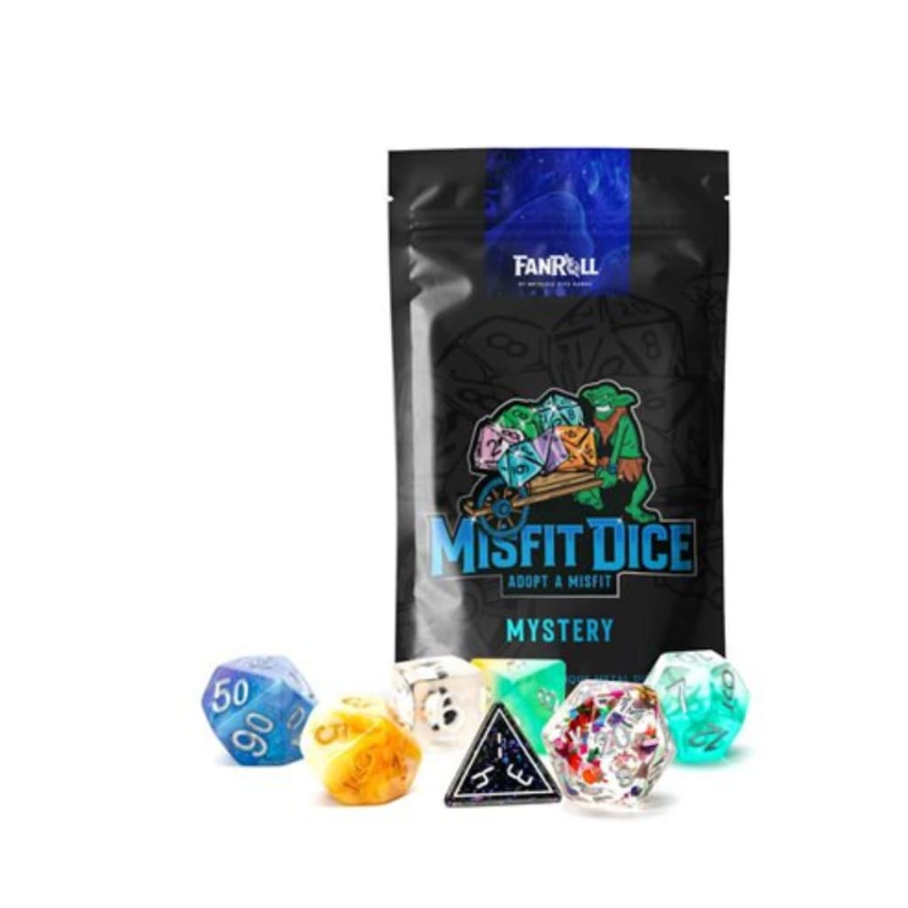 Dice: Mystery Misfit 7pc Set: 16mm Resin