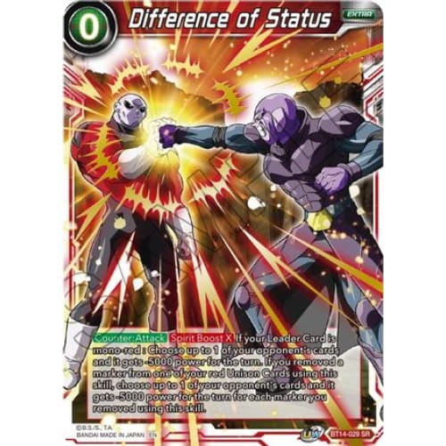 Difference of Status (Cross Spirits) - Single