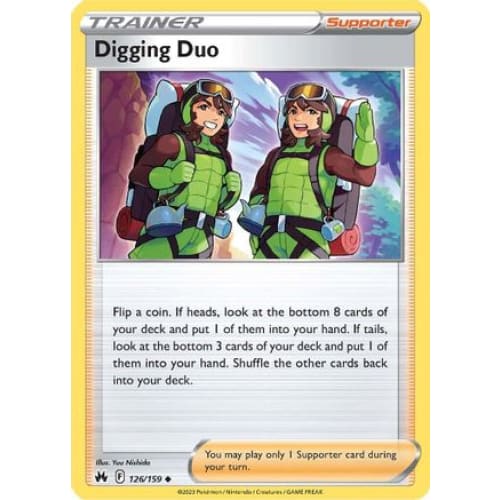 Digging Duo (126) Uncommon Reverse Holofoil - Single