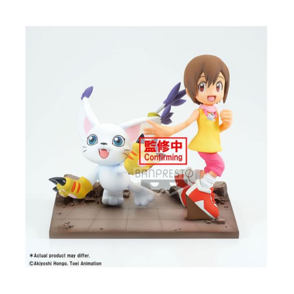 Digimon Adventure Hikari and Tailmon DXF Archives Statue