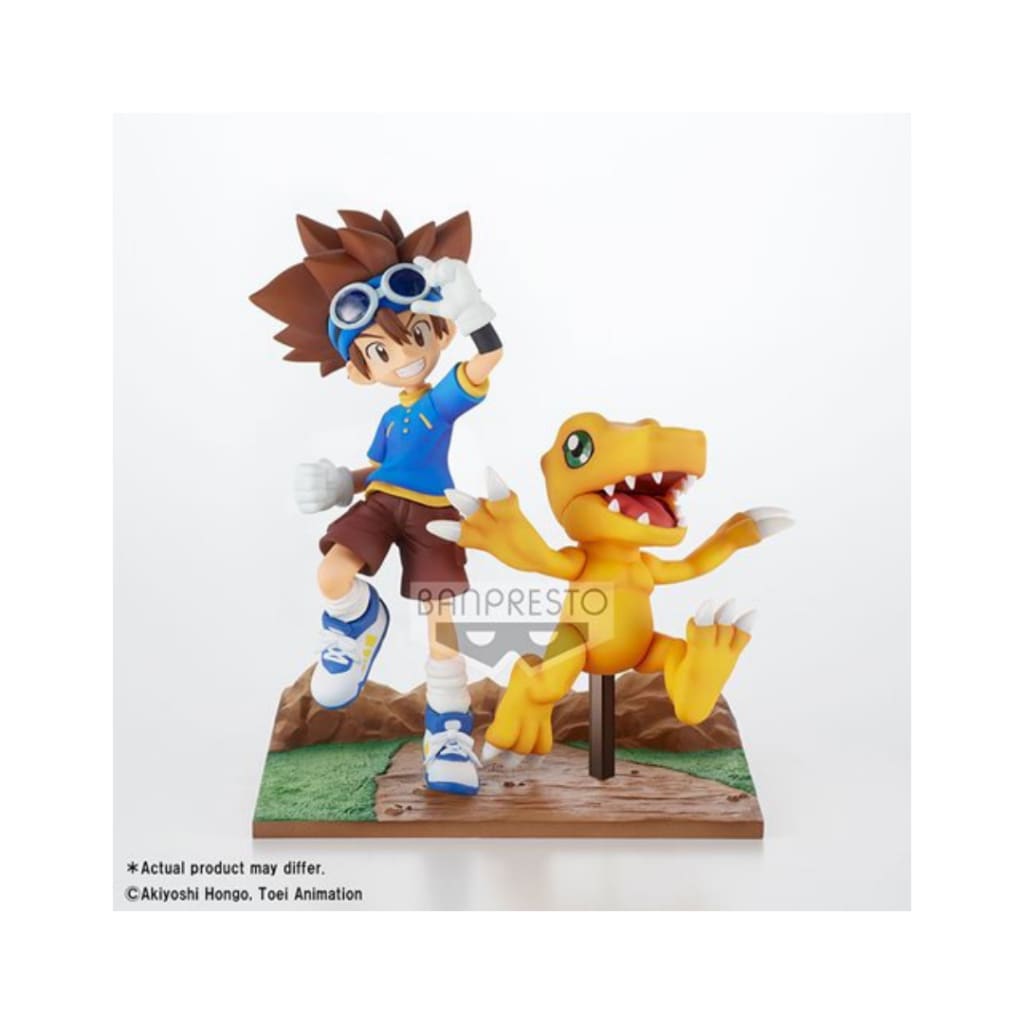 Digimon Adventure Taich and Agumon DXF Archives Statue