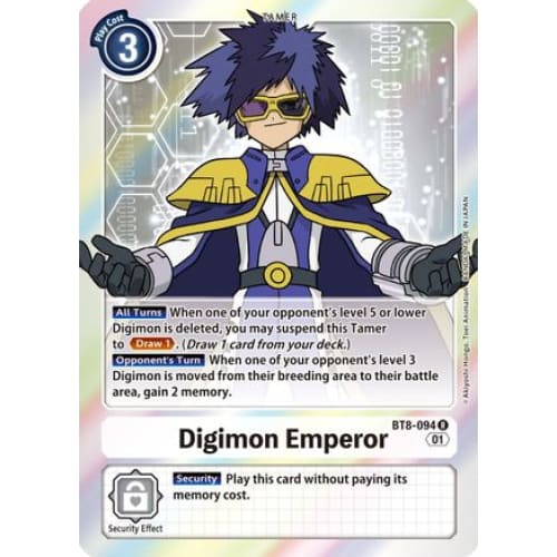 Digimon Emperor - BT8-094 - Rare Foil - Single