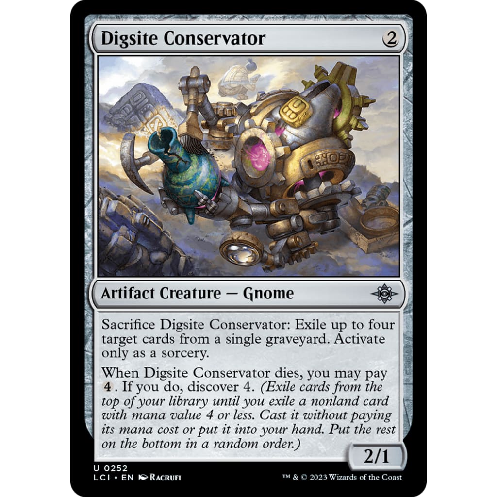 Digsite Conservator (LCI-252) - Single