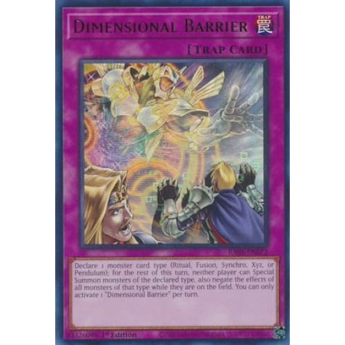 Dimensional Barrier (UR) - RA01-EN072 Ultra Rare 1st