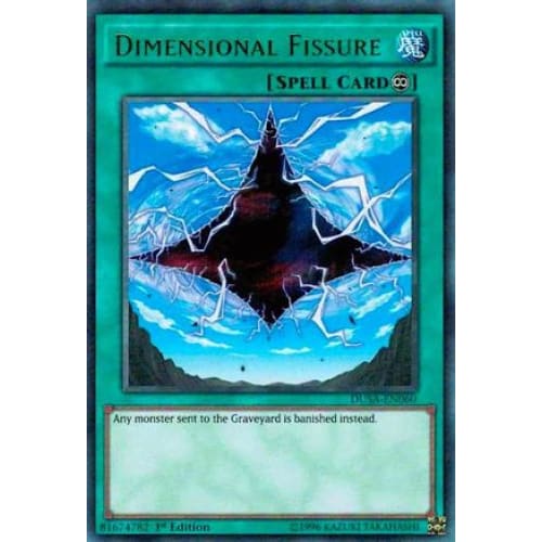 Dimensional Fissure (DUSA-EN060) Ultra Rare 1st Edition
