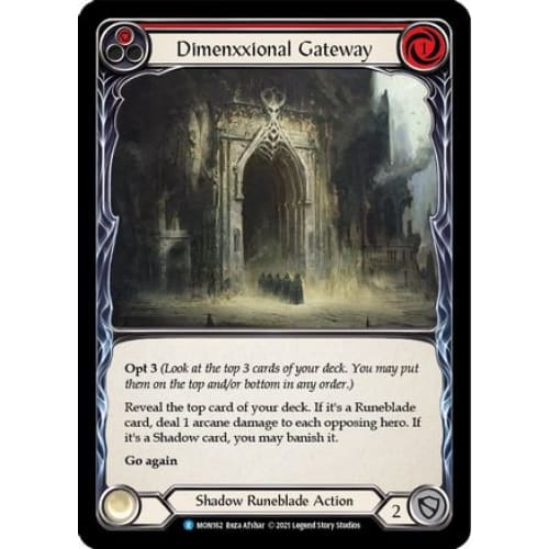 Dimenxxional Gateway (Red) (MONARCH) 1st Edition - Single
