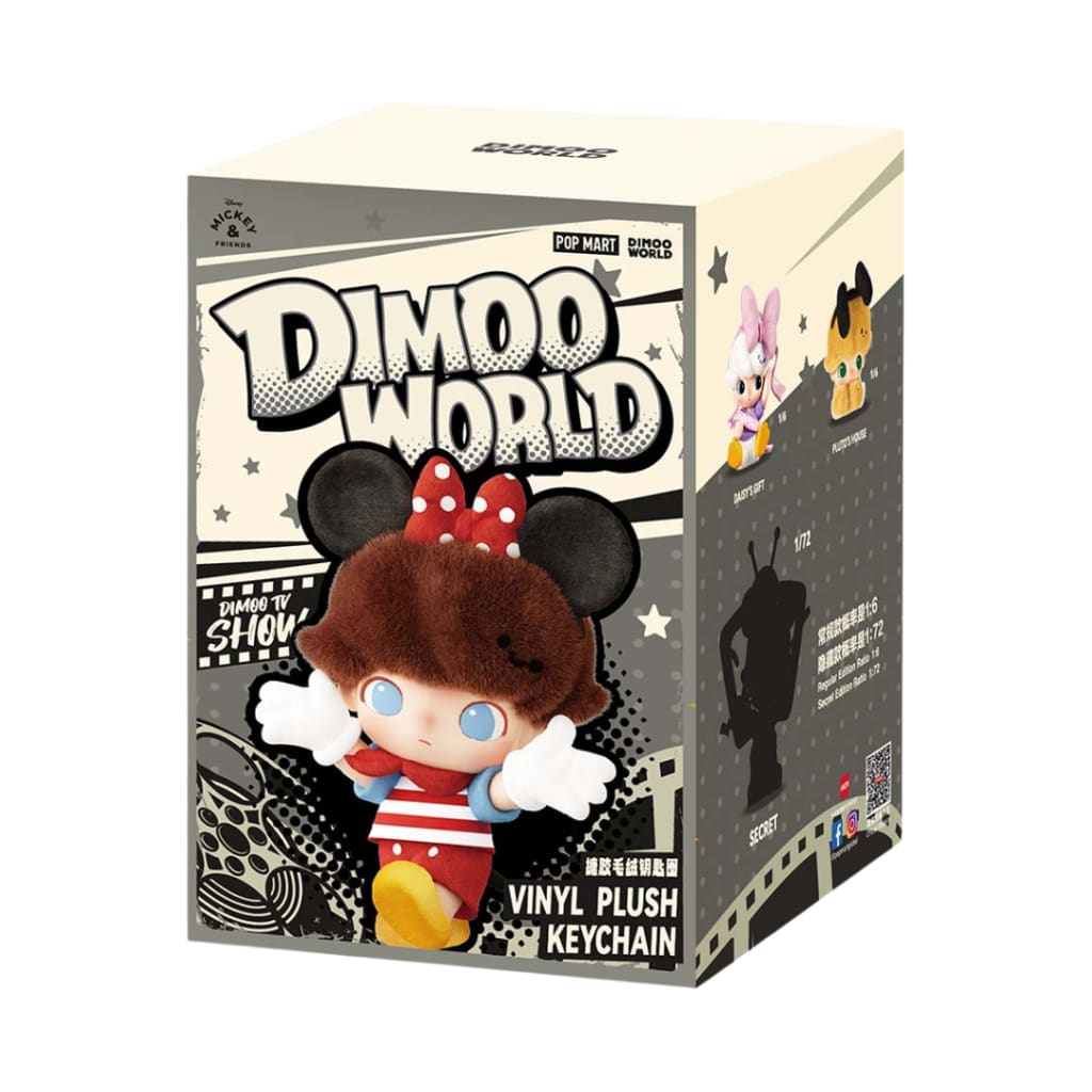 DIMOO WORLD × DISNEY Series-Vinyl Plush Keychain Blind Box
