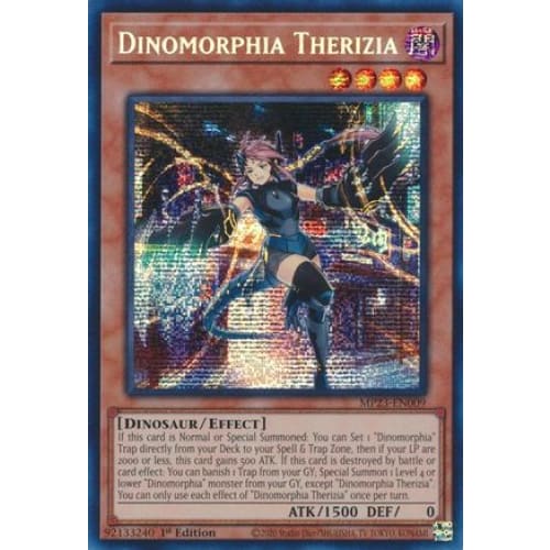 Dinomorphia Therizia - MP23-EN009 Prismatic Secret Rare 1st