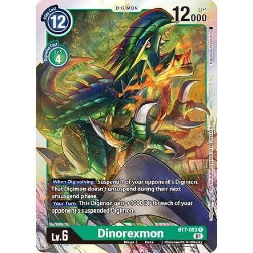 Dinorexmon - BT7-053 - Rare Foil - Single