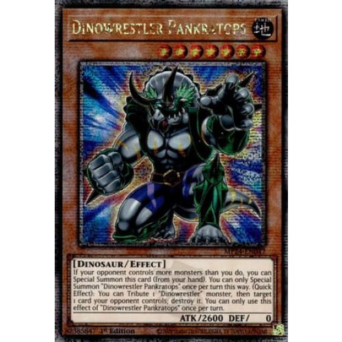 Dinowrestler Pankratops (Quarter Century Secret Rare)