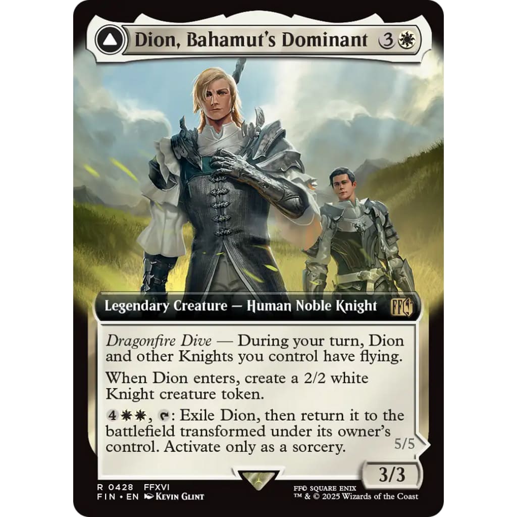 Dion Bahamut’s Dominant // Bahamut Warden of Light