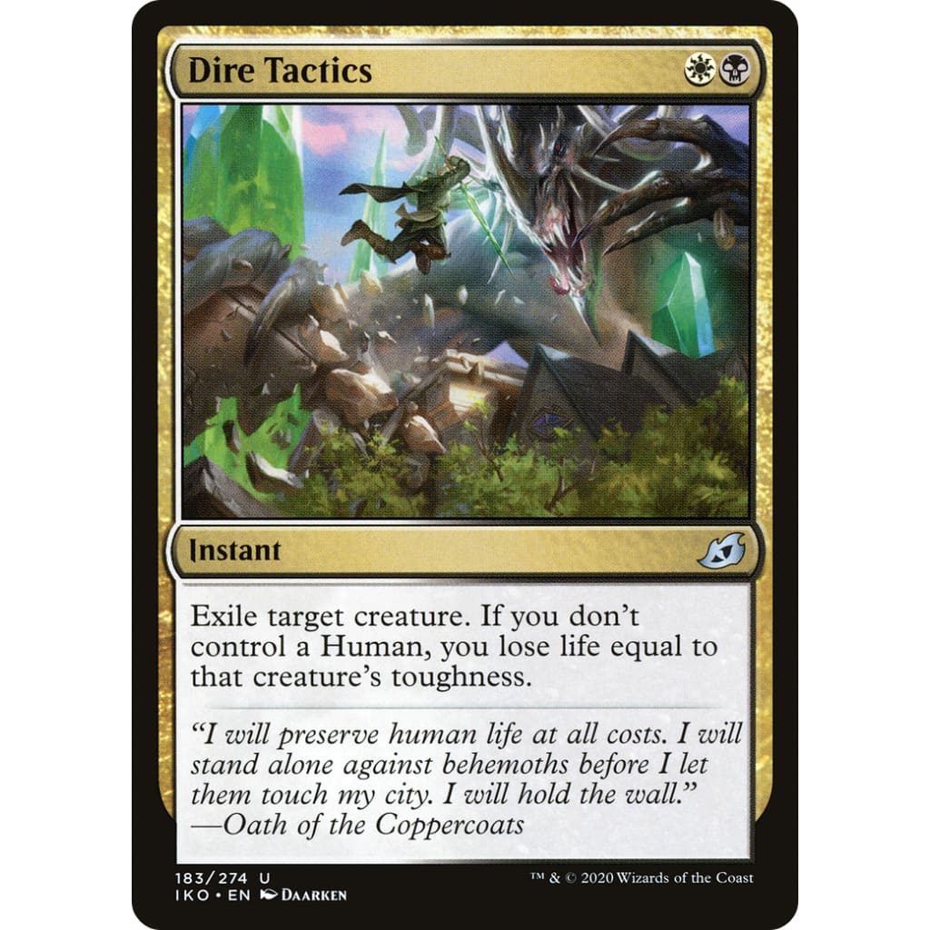Dire Tactics (IKO-183) Foil - Single