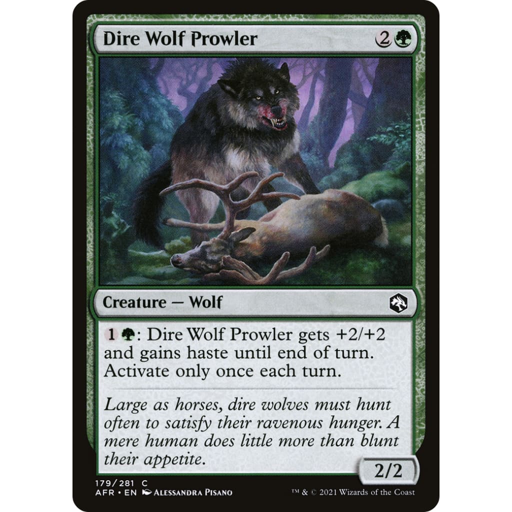 Dire Wolf Prowler (AFR-179) Foil - Single