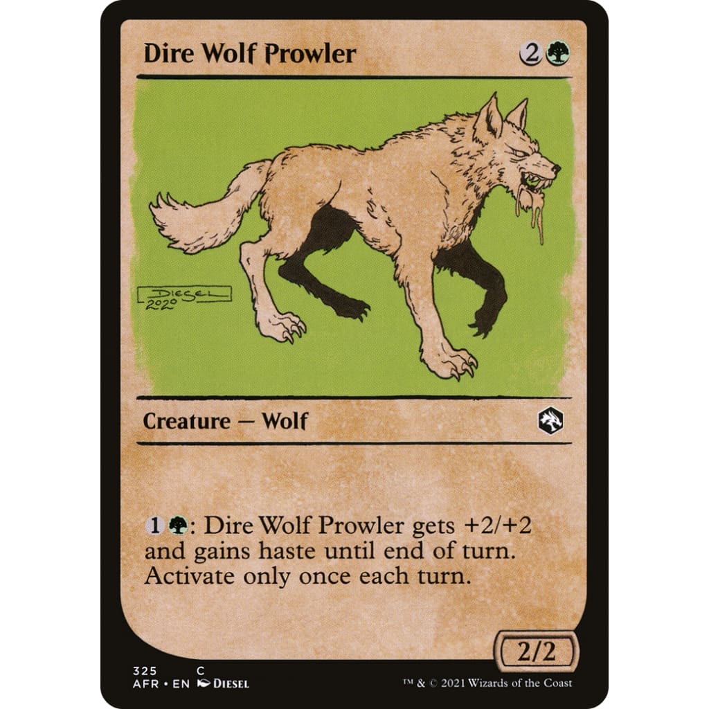Dire Wolf Prowler (AFR-325): (Showcase) Foil - Single