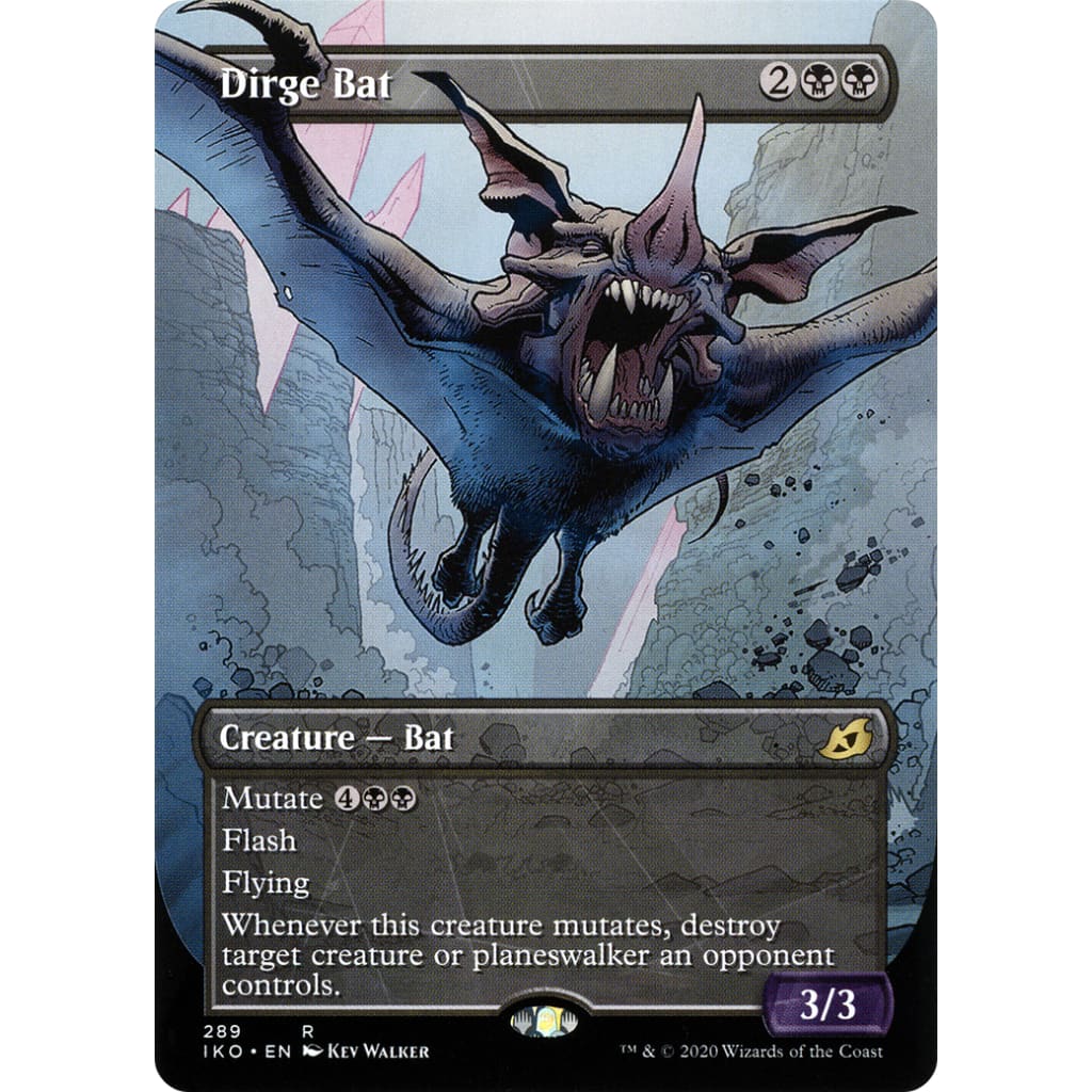 Dirge Bat (IKO-289): (Showcase) (Borderless) - Single