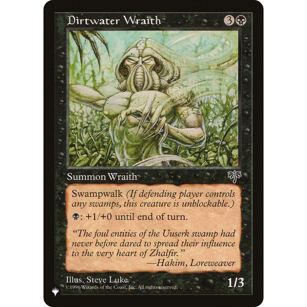 Dirtwater Wraith (PLST-MIR-117) - Single