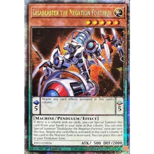 Disablaster the Negation Fortress (Quarter Century Secret