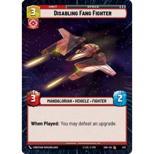 Disabling Fang Fighter (Hyperspace) (435) - Shadows