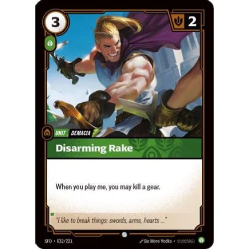 Disarming Rake (032/221) - Spiritforged - Single