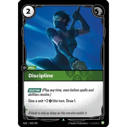 Discipline (058/298) - Origins Foil - Single