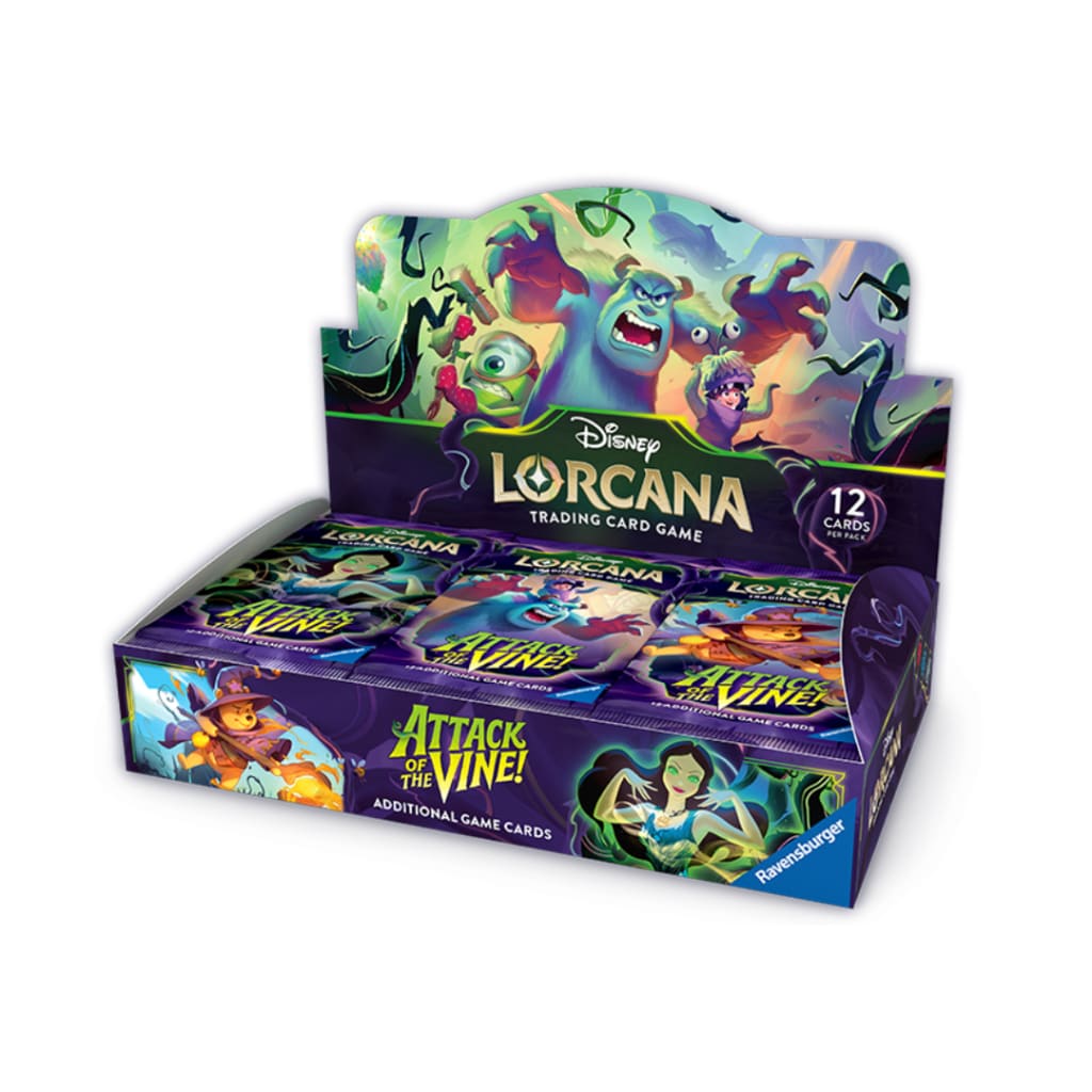 Disney Lorcana Attack Of The Vine Booster Box (Pre Order)