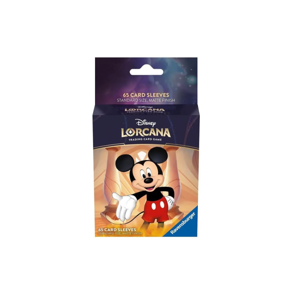 Disney Lorcana Card Sleeve Mickey Mouse (65 Sleeves)