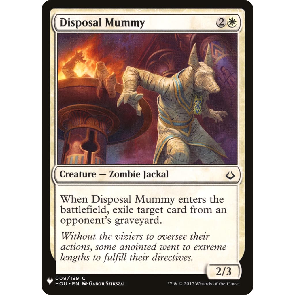 Disposal Mummy (PLST-HOU-9) - Single
