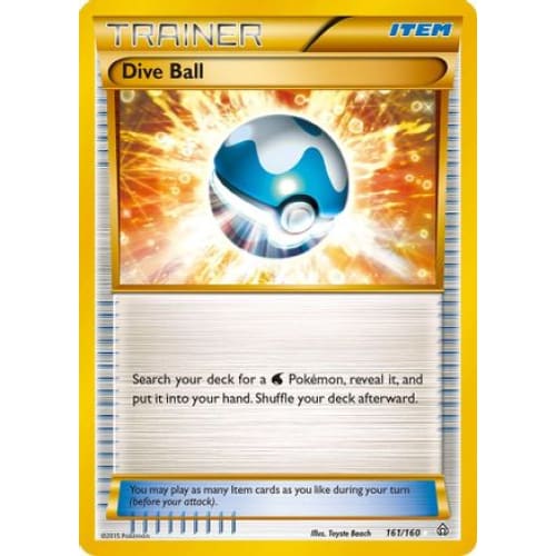 Dive Ball (161/160) Secret Rare Holofoil - Single