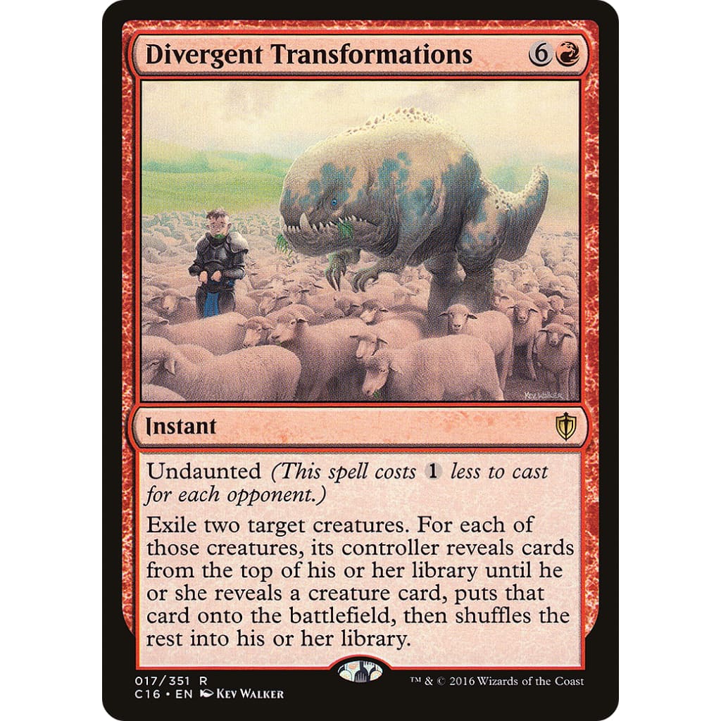 Divergent Transformations (C16-017) - Single