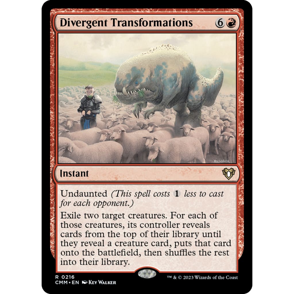 Divergent Transformations (CMM-216) Foil - Single