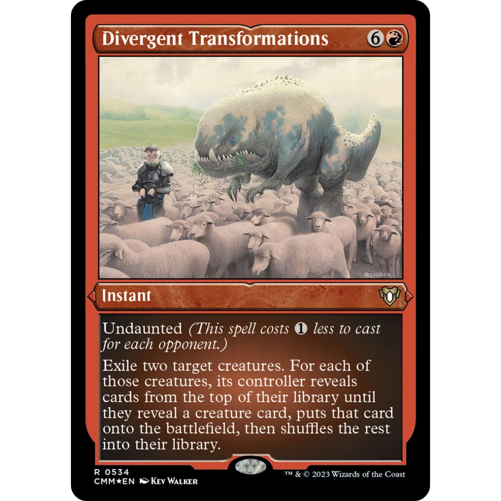 Divergent Transformations (CMM-534) Etched Foil - Single