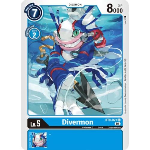 Divermon - BT9-027 - Common - Single