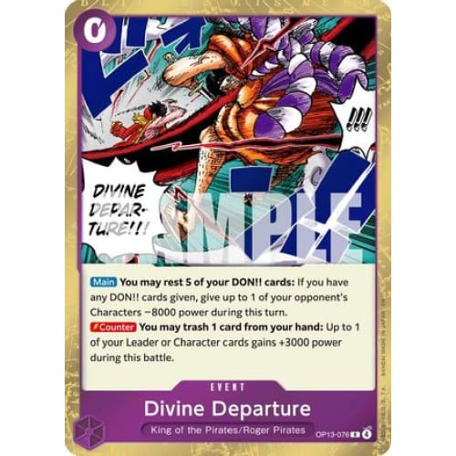 Divine Departure OP13-076 R Carrying On His Will Foil