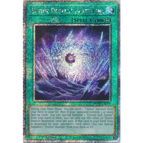 Divine Domain Baatistina (Quarter Century Secret Rare)
