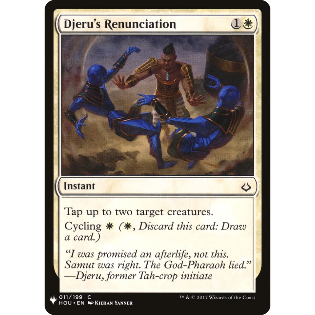 Djeru’s Renunciation (PLST-HOU-11) - Single