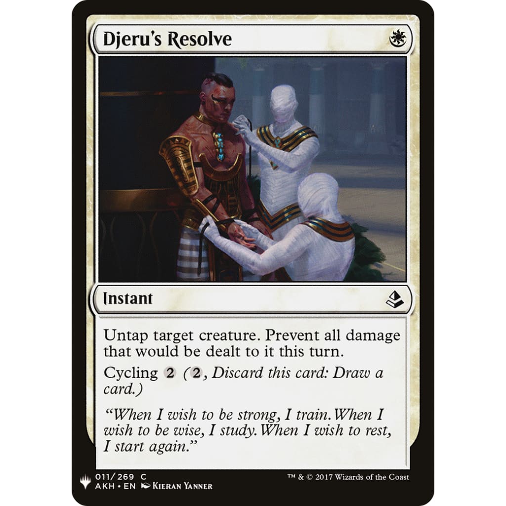 Djeru’s Resolve (PLST-AKH-11) - Single