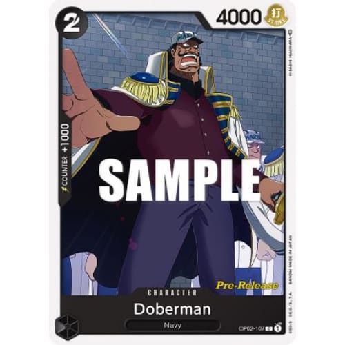 Doberman OP02-107 C Paramount War Pre-Release Cards - Single