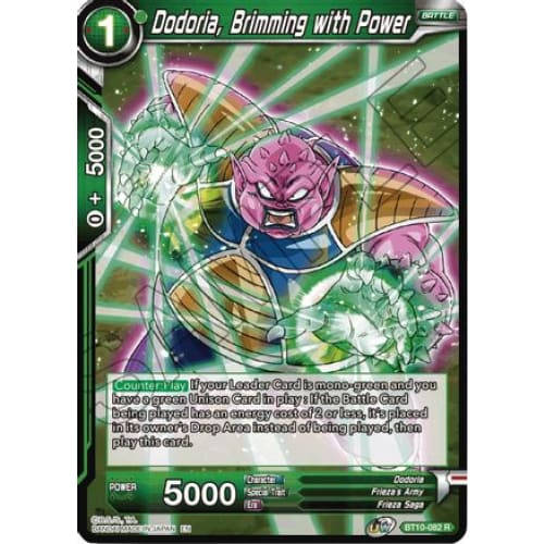 Dodoria Brimming with Power (Rise of the Unison Warrior)