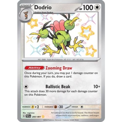 Dodrio (200) Shiny Rare Holofoil - Single