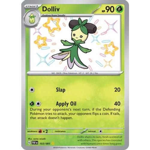 Dolliv (103) Shiny Rare Holofoil - Single