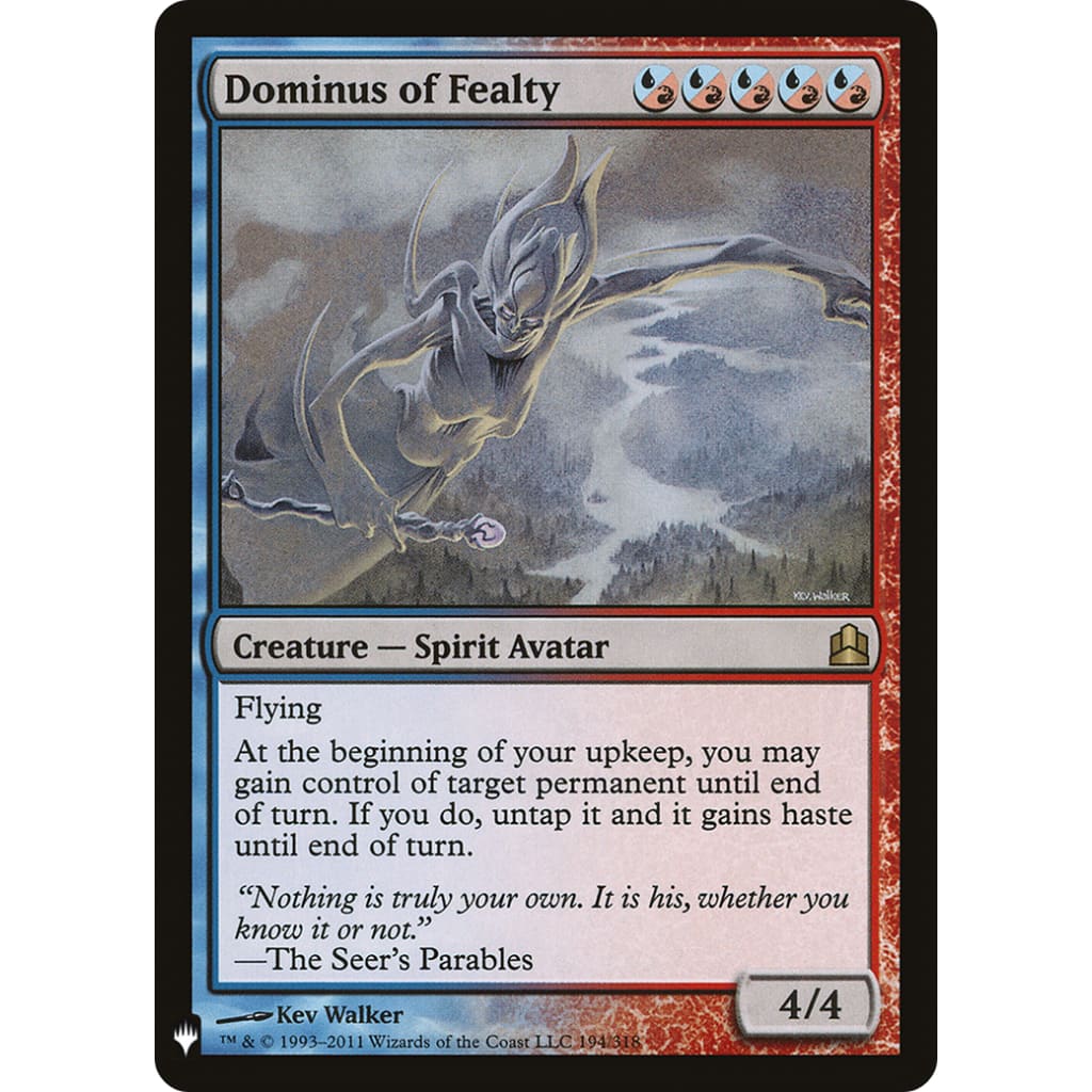 Dominus of Fealty (PLST-CMD-194) - Single