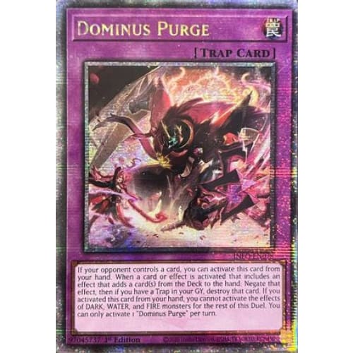 Dominus Purge (Quarter Century Secret Rare) - INFO-EN078