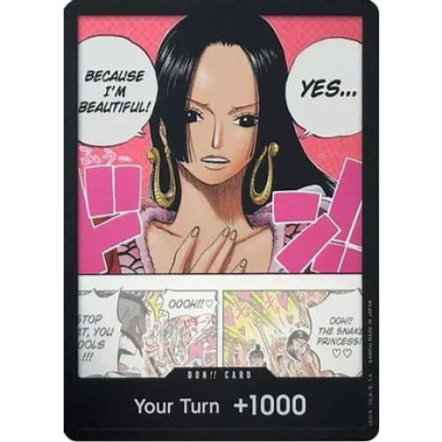 DON!! Card (Boa Hancock) (Double Pack Set Vol. 4) null 500