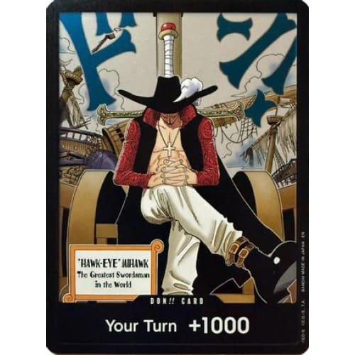 DON!! Card (Dracule Mihawk) null The Azure Sea’s Seven Foil
