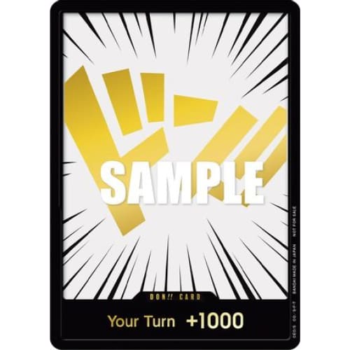 DON!! Card (Gold) null PR One Piece Promotion Cards Foil
