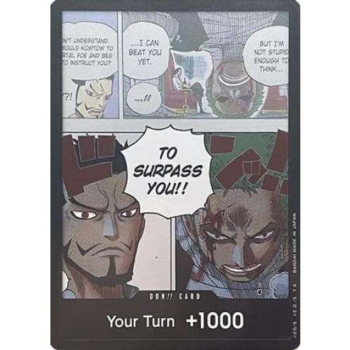 DON!! Card (Mihawk & Zoro) (Double Pack Set Vol. 3) Wings